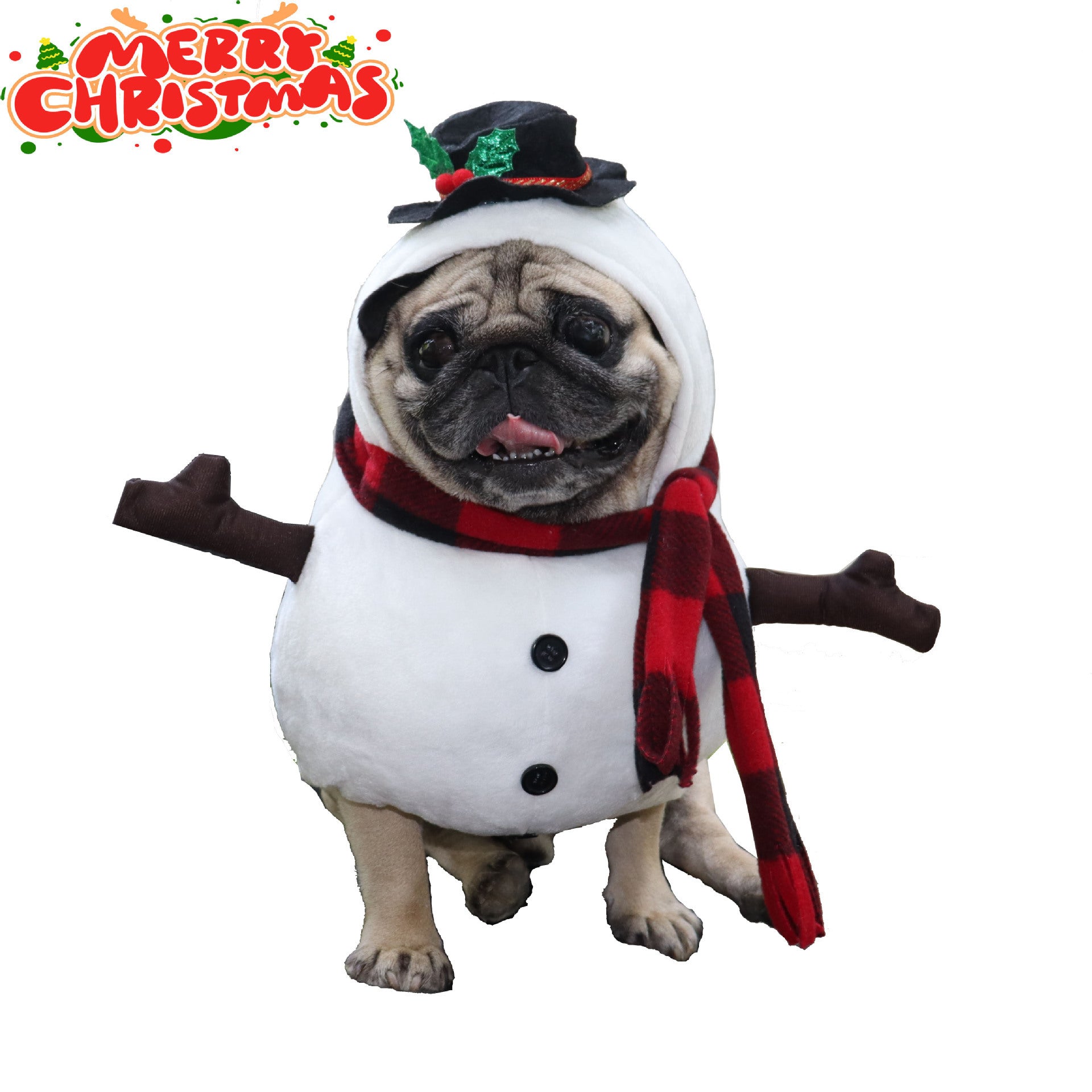 View details for Christmas Pet Funny Clothes Snowman Pet Costume Christmas Pet Funny Clothes Snowman Pet Costume